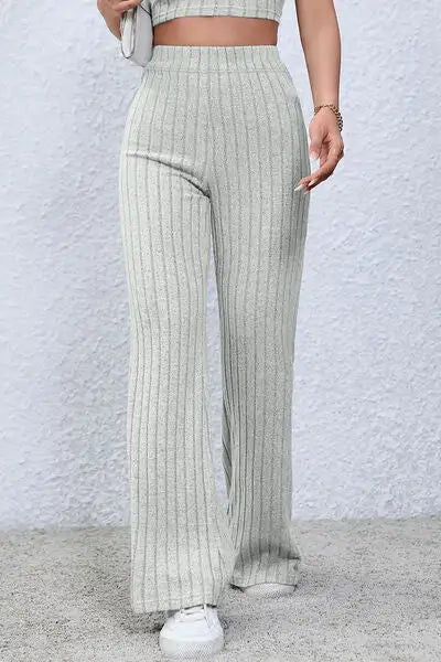 High Waist Flared Lamor Pants