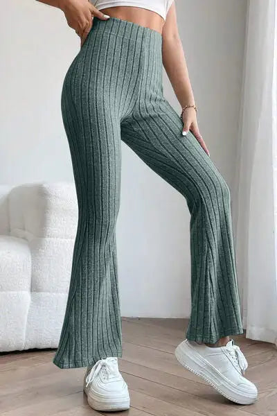 High Waist Flared Lamor Pants