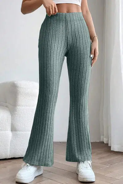 High Waist Flared Lamor Pants